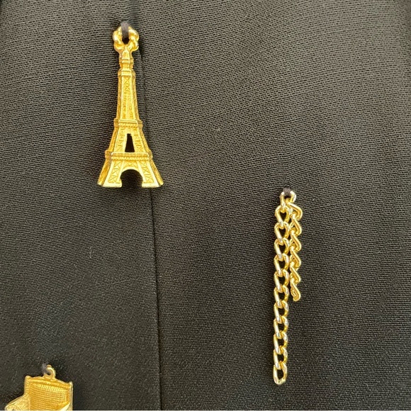 Veleno Sportswear | Vintage trinket embellished blazer. Size Medium. 80s. USA - Picture 3 of 8